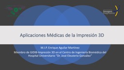 3D Printing Technologies Applied in Medicine