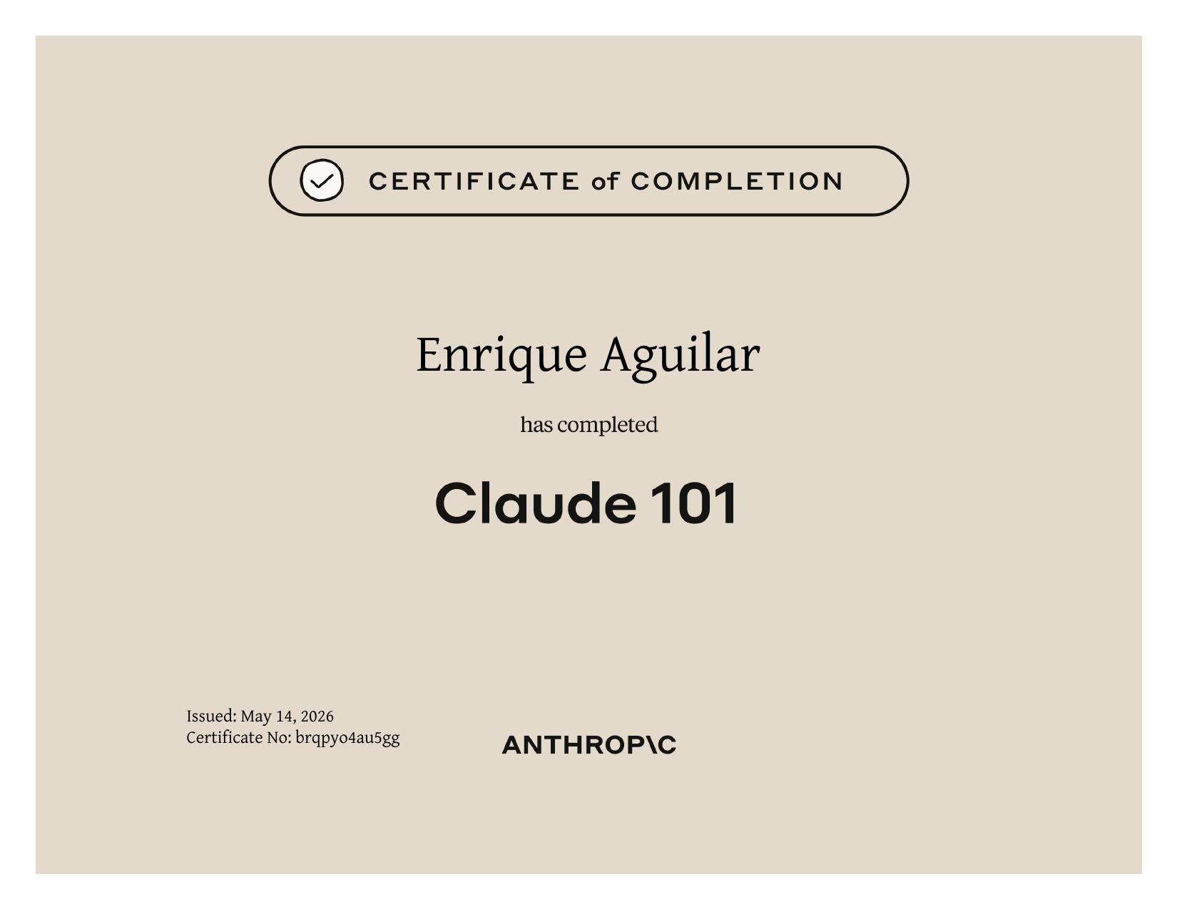 Claude 101
